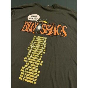 Billy Strings Winter Concert Tour 2023 T-Shirt Tee 2XL Dark Green Bluegrass